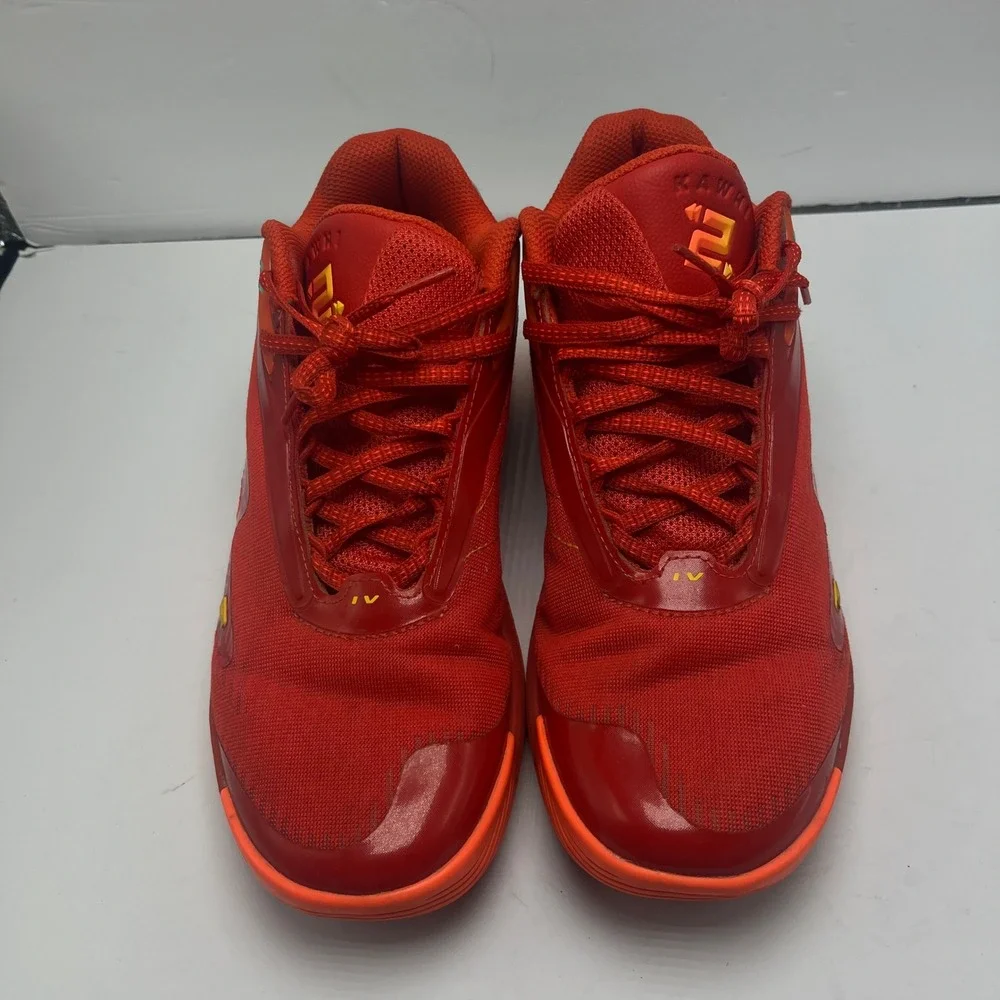 New Balance Kawhi IV Red Teal Basketball Shoes Mens 9 Wide 2E BBKLSWB4